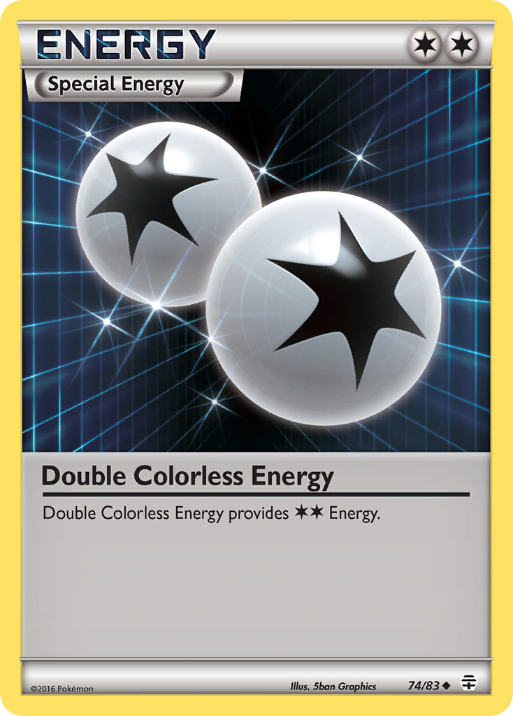 colorless energy pokemon cards Double Colorless Energy (74/83) [XY: Generations]