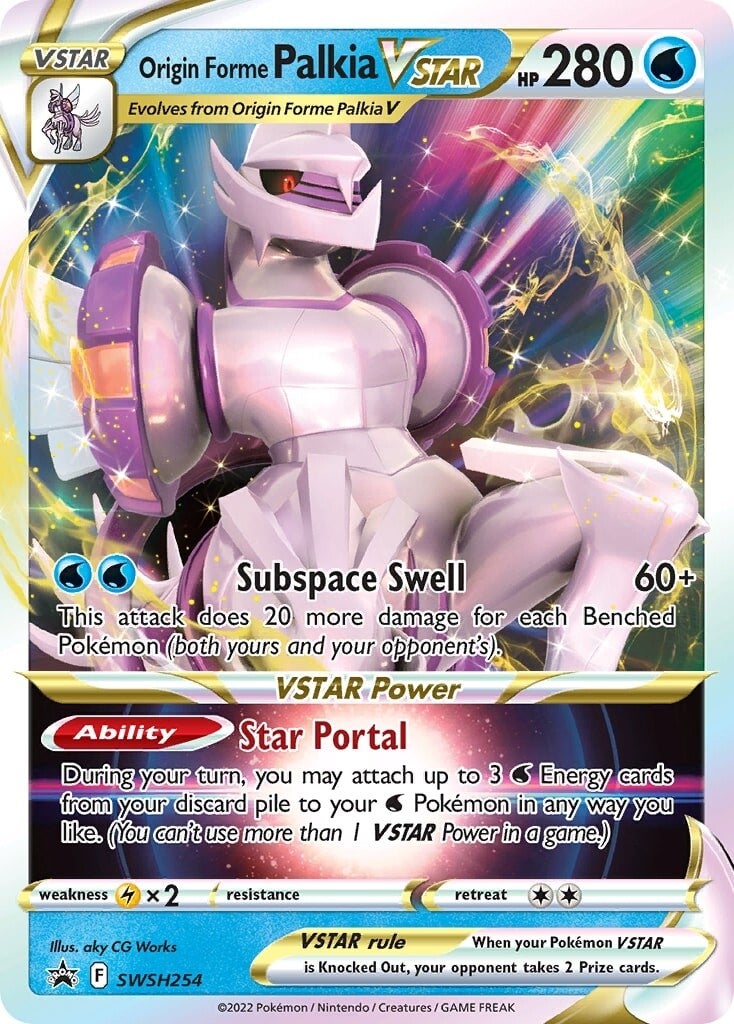 Origin Forme Palkia VSTAR (SWSH254) (Jumbo Card) [Sword & Shield: Blac