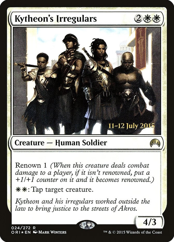 Kytheon's Irregulars [PRE - 24]