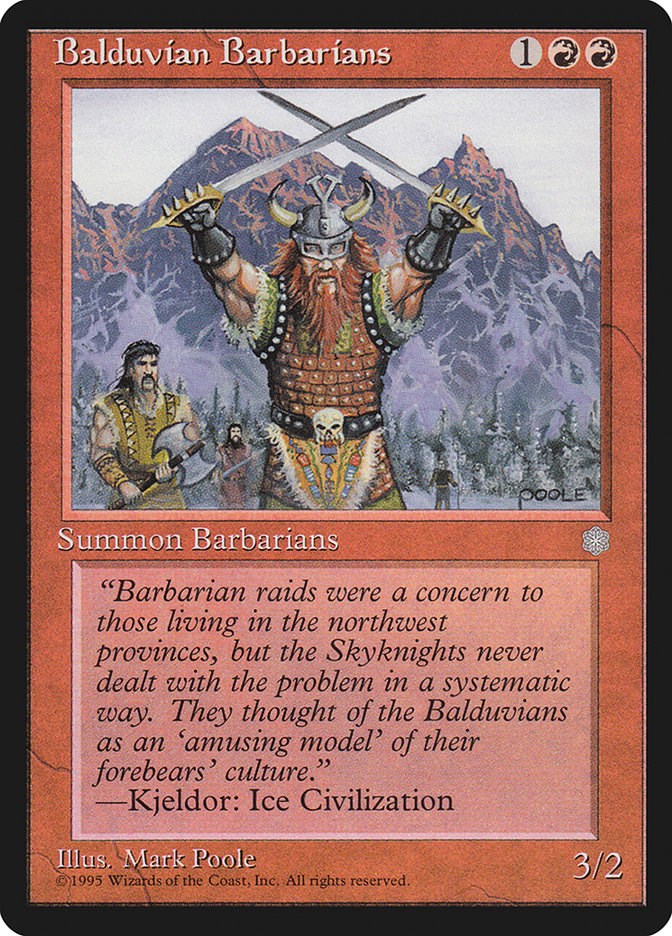Balduvian Barbarians [ICE - N/A]