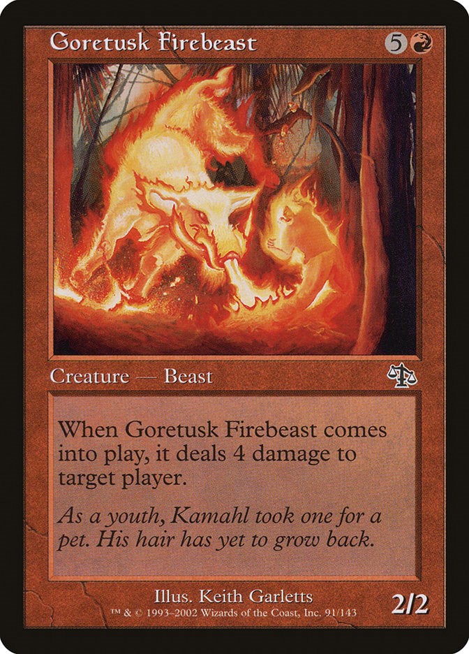 Goretusk Firebeast [JUD - 91]