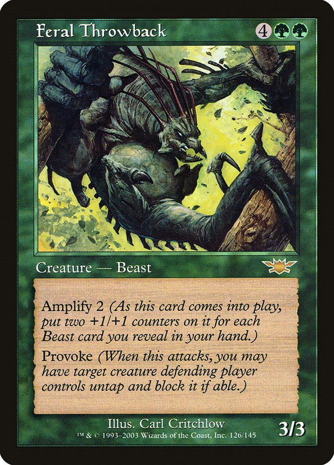 Feral Throwback [LGN - 126]