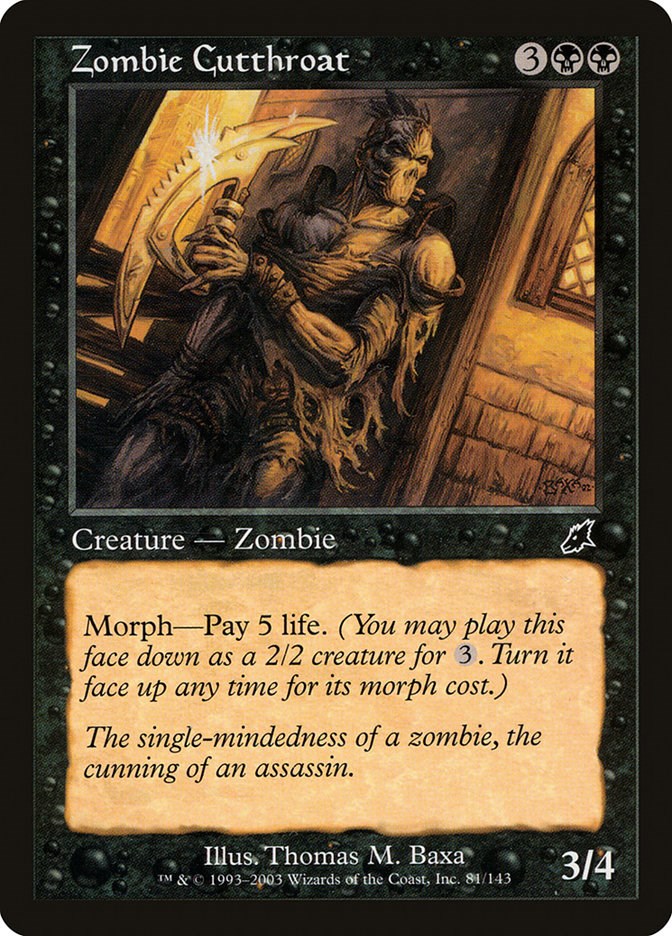 Zombie Cutthroat [SCG - 81]