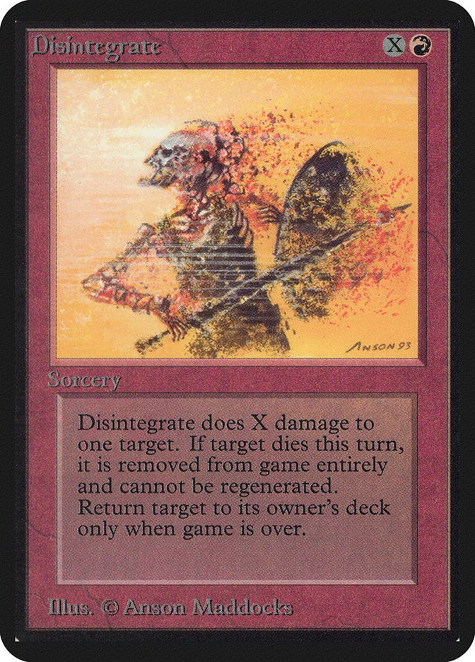 Disintegrate [LEA - N/A]