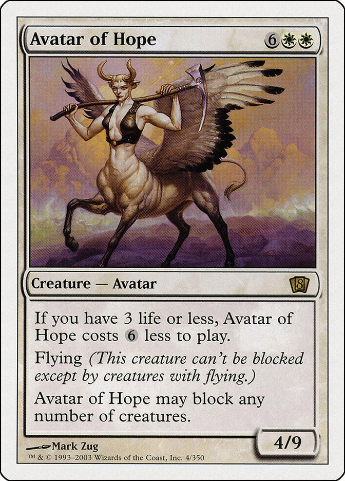 Avatar of Hope [8ED - 4]