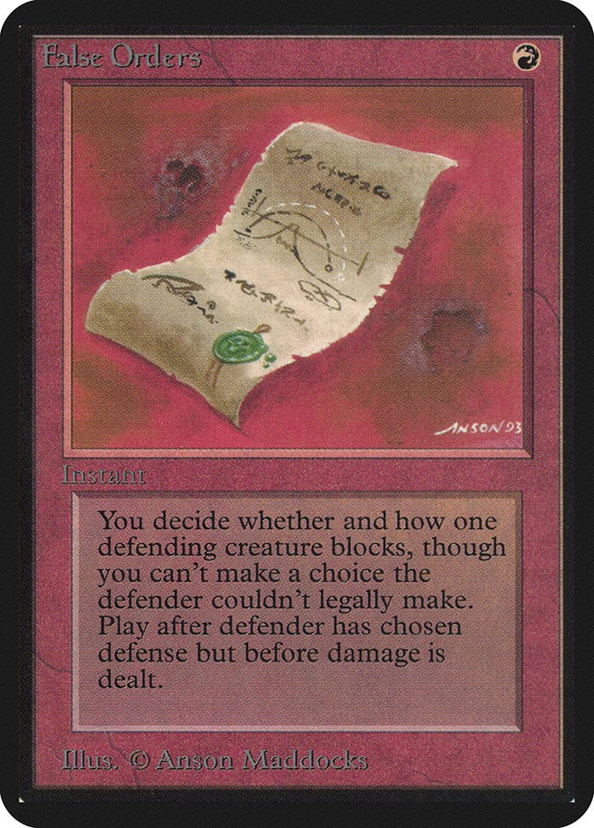 False Orders [LEA - N/A]