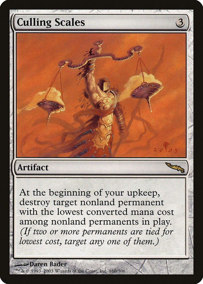 Culling Scales [MRD - 160]