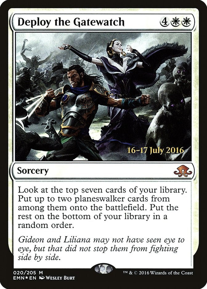 Deploy the Gatewatch [PRE - 20]