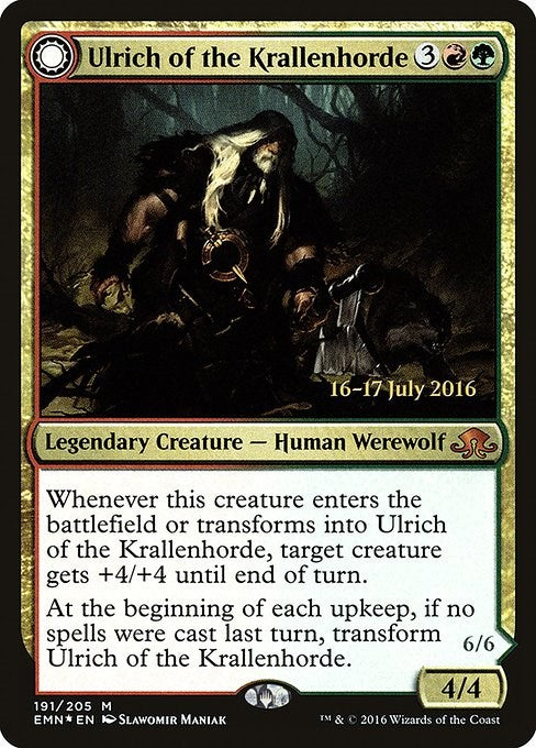 Ulrich of the Krallenhorde [PRE - 191]