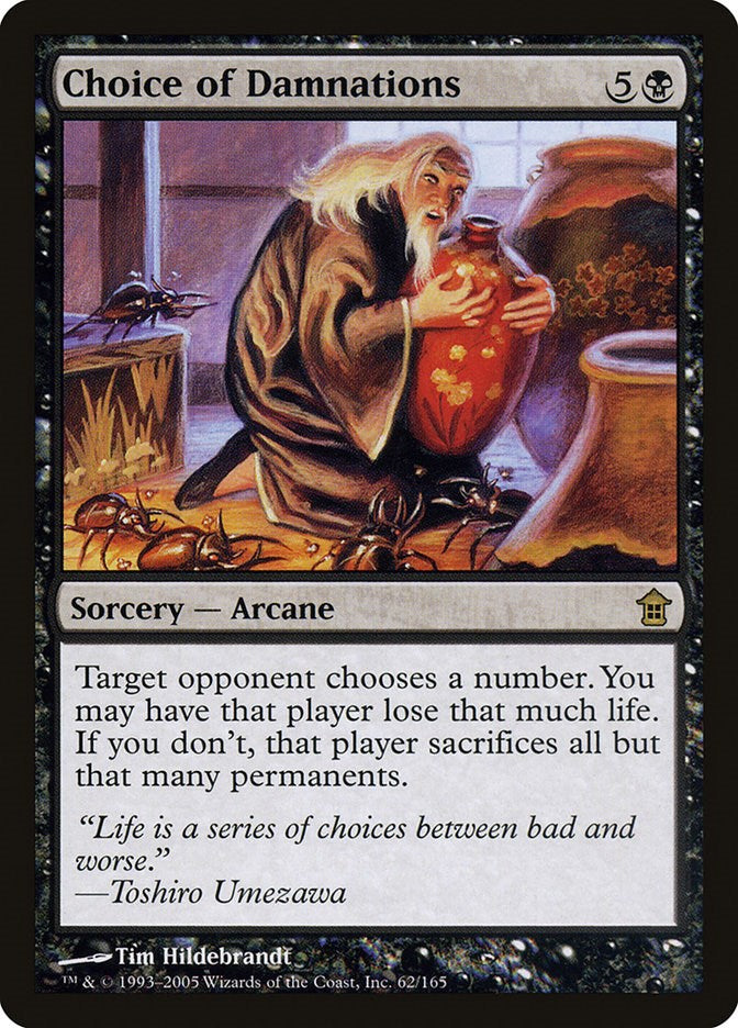 Choice of Damnations [SOK - 62]
