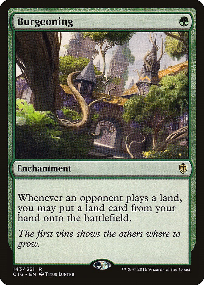 Burgeoning [C16 - 143]