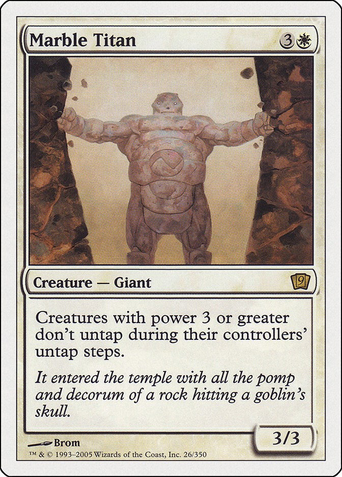 Marble Titan [9ED - 26]