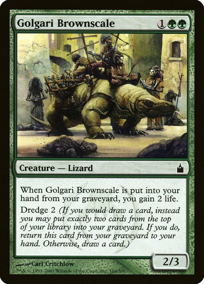Golgari Brownscale [RAV - 166]
