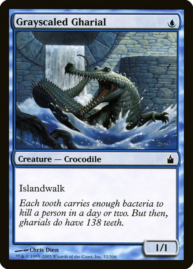 Grayscaled Gharial [RAV - 52]