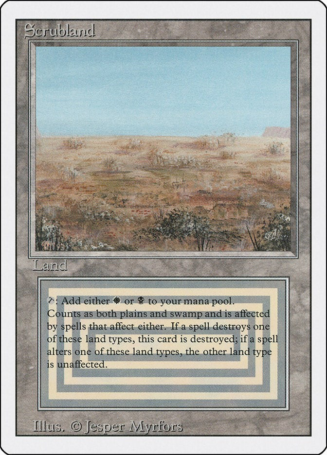 Scrubland [3ED - N/A]