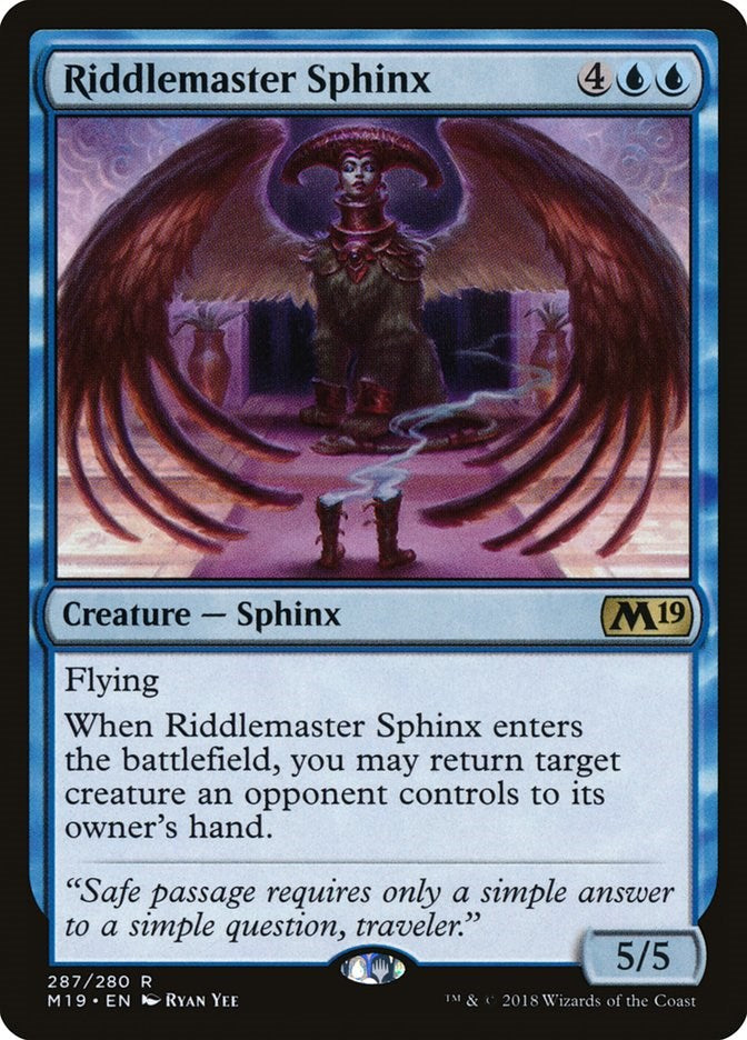 Riddlemaster Sphinx [M19 - 287]