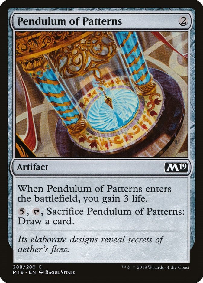 Pendulum of Patterns [M19 - 288]