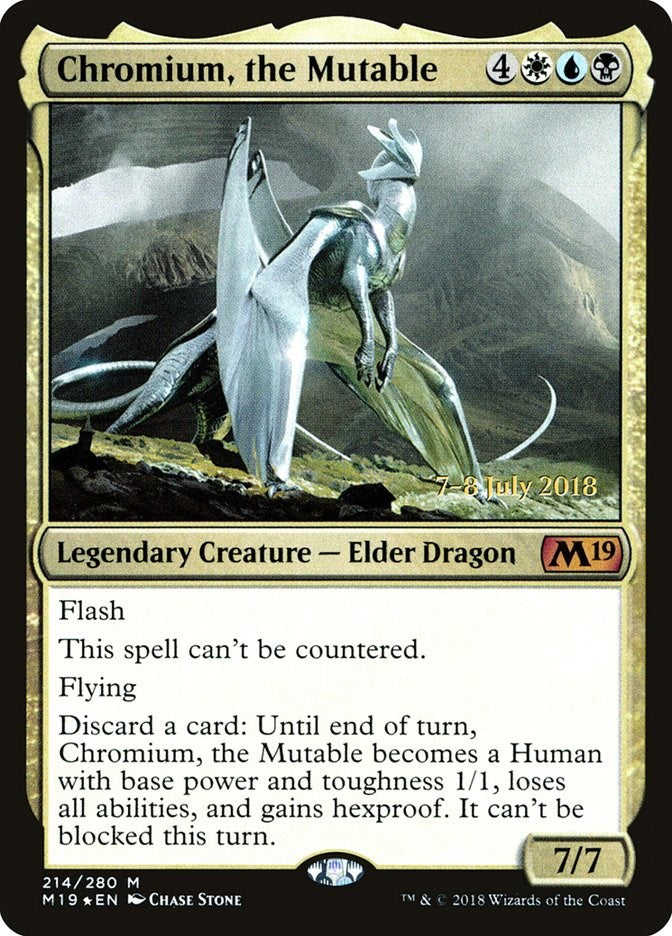 Chromium, the Mutable [PRE - 214]
