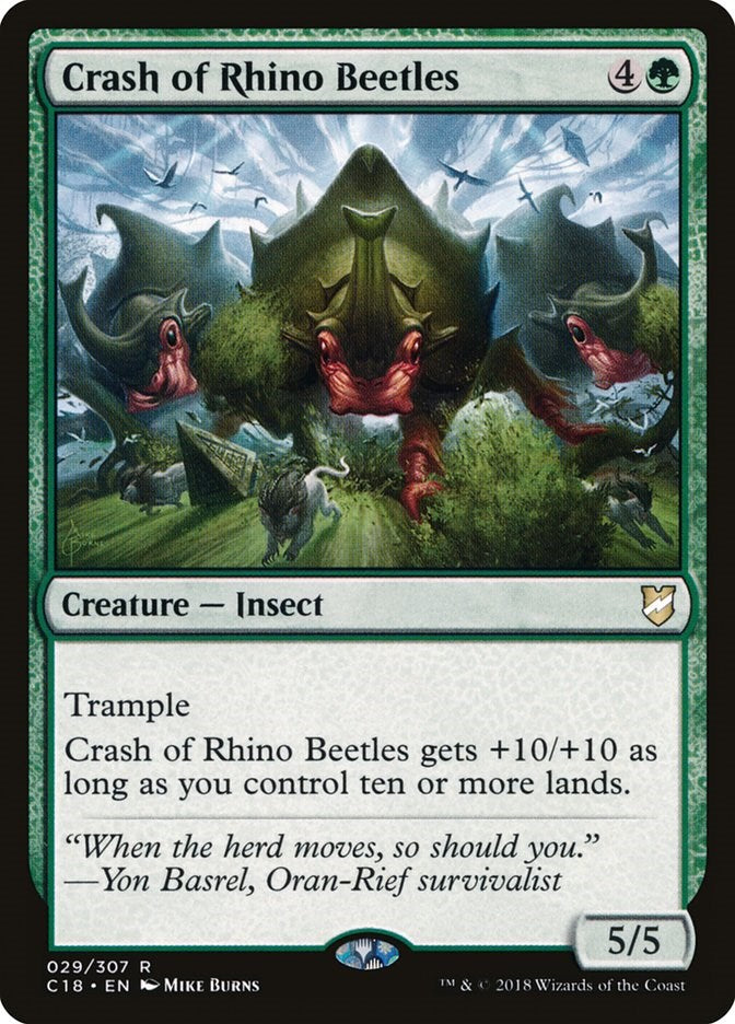 Crash of Rhino Beetles [C18 - 29]
