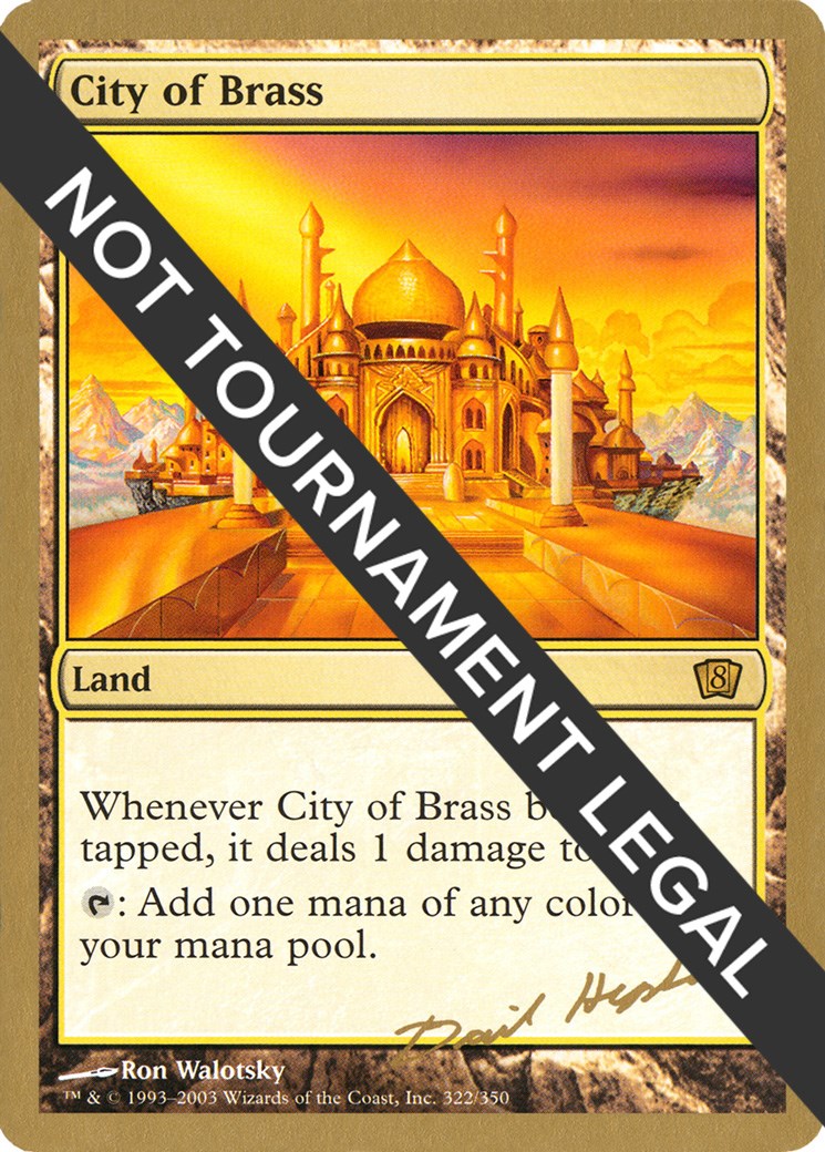 City of Brass - 2003 Dave Humpherys (8ED) [WCD - N/A]