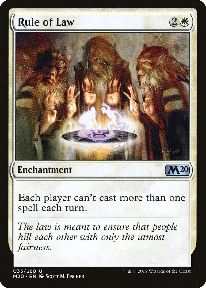 Rule of Law [M20 - 35]