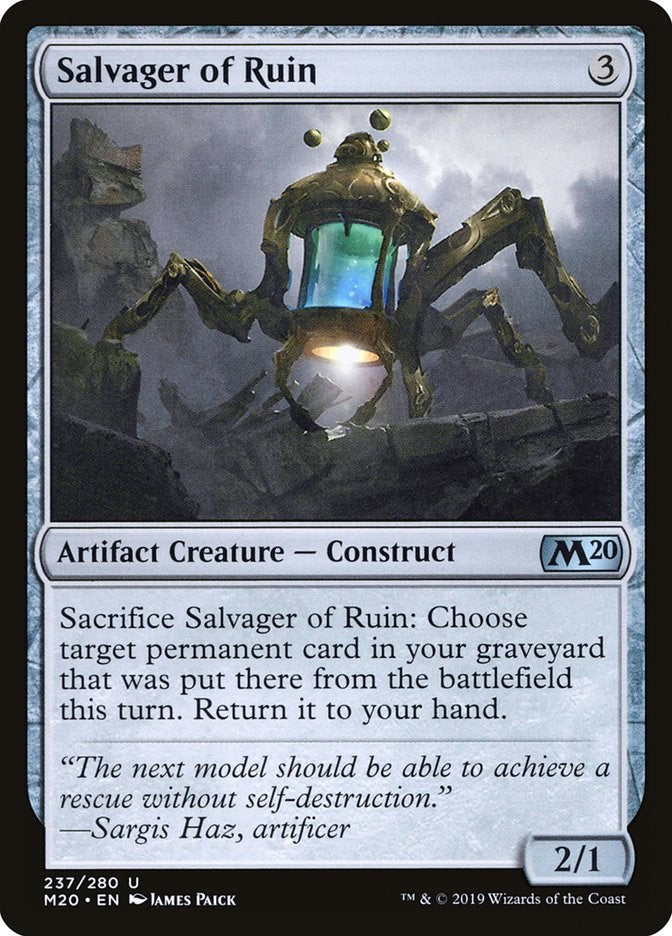 Salvager of Ruin [M20 - 237]