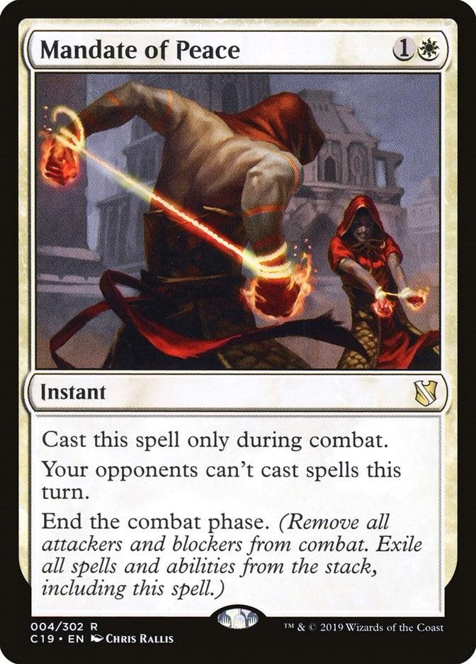 Mandate of Peace [C19 - 4]