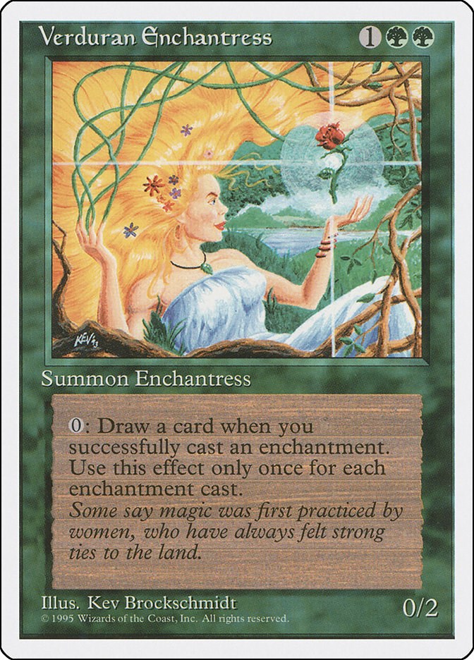 Verduran Enchantress [4ED - N/A]