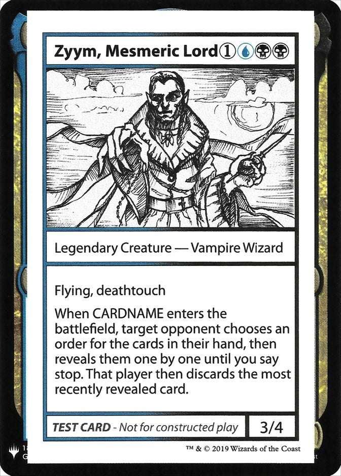 Zyym, Mesmeric Lord [CMB1 - N/A]