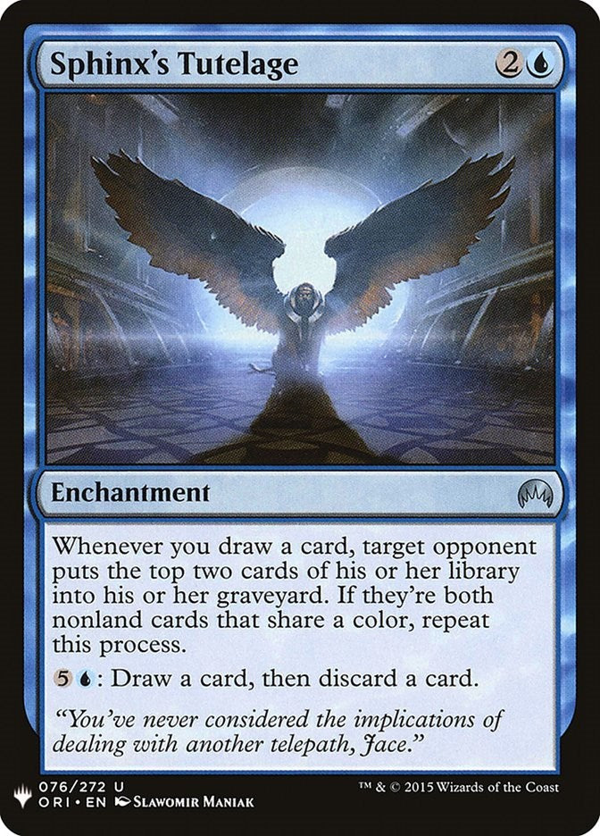 Sphinx's Tutelage [LIST - 76]