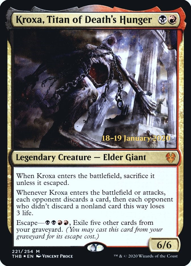 Kroxa, Titan of Death's Hunger [PRE - 221]