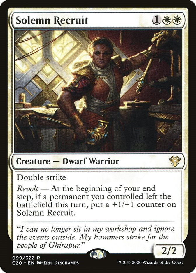 Solemn Recruit [C20 - 99]
