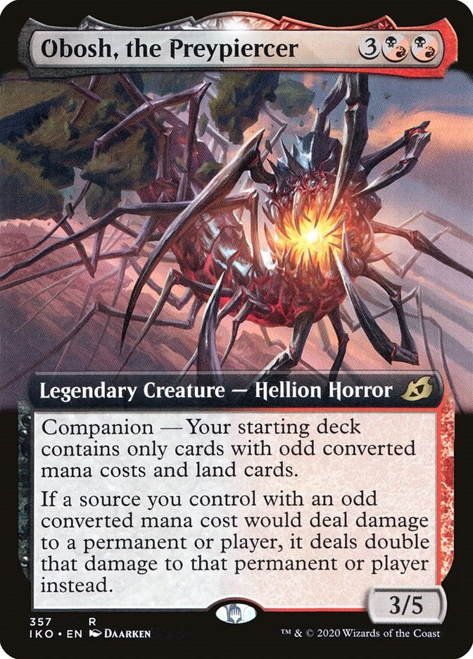 Obosh, the Preypiercer (Extended Art) [IKO - 357]