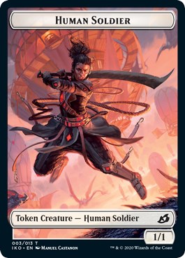 Human Soldier Token (003) [IKO - 3]