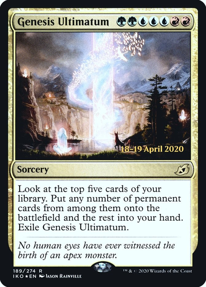 Genesis Ultimatum [PRE - 189]