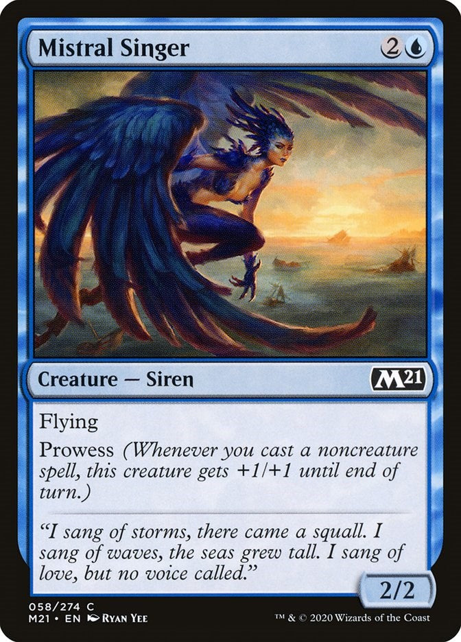Mistral Singer [M21 - 58]