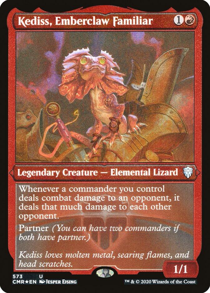 Kediss, Emberclaw Familiar (Foil Etched) [CMR - 573]