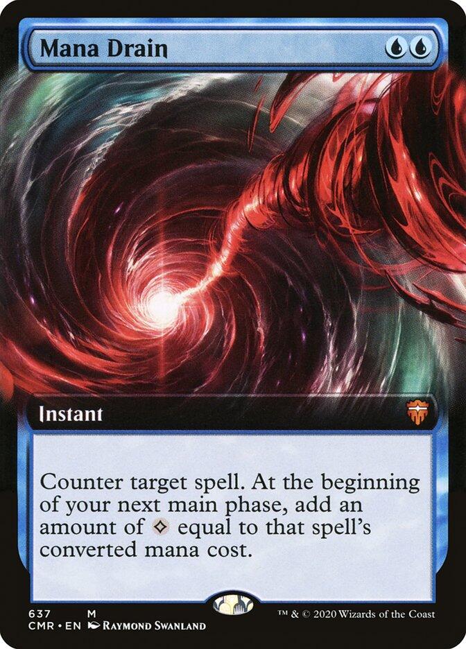 Mana Drain (Extended Art) [CMR - 637]