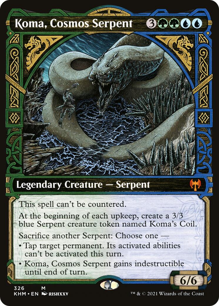Koma, Cosmos Serpent (Showcase) [KHM - 326]