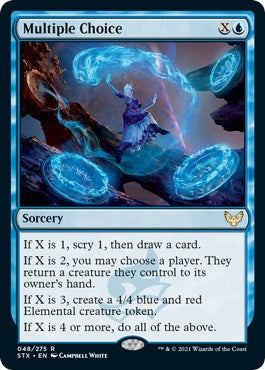 Multiple Choice [STX - 48]