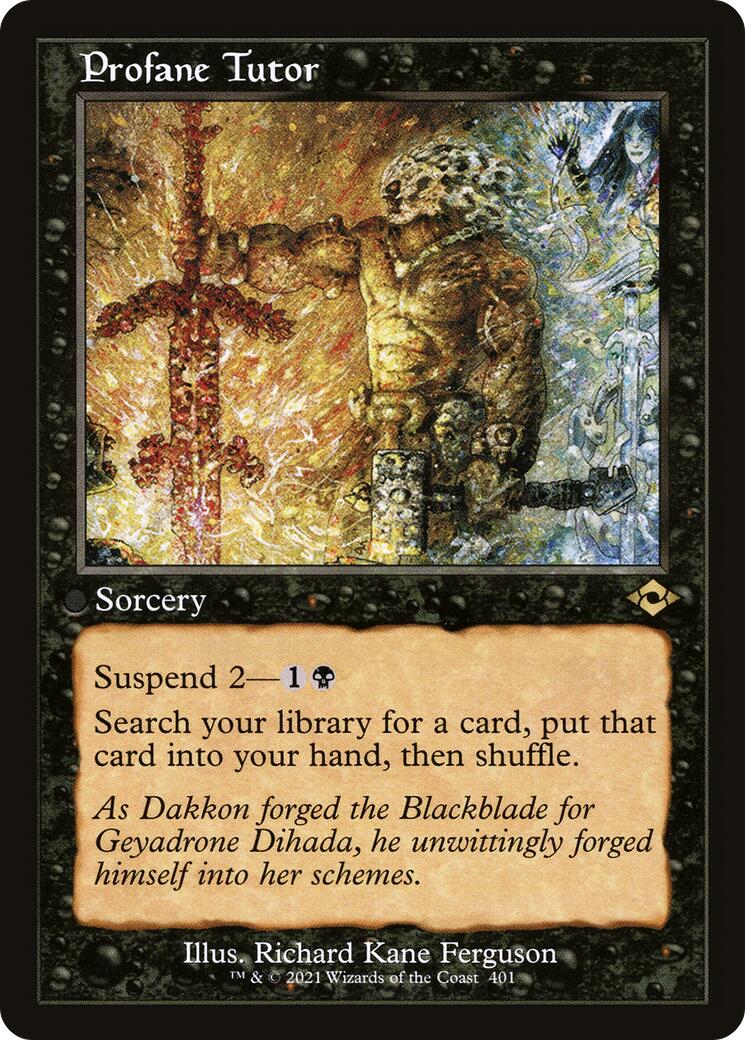 Profane Tutor (Retro Frame) [MH2 - 401]