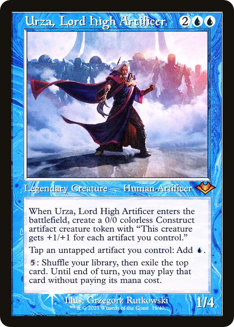 Urza, Lord High Artificer (Retro Frame) [MH1 - 11]