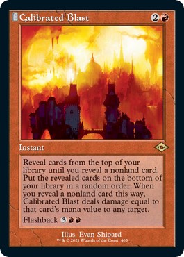 Calibrated Blast (Retro Frame) (Foil Etched) [MH2 - 405]