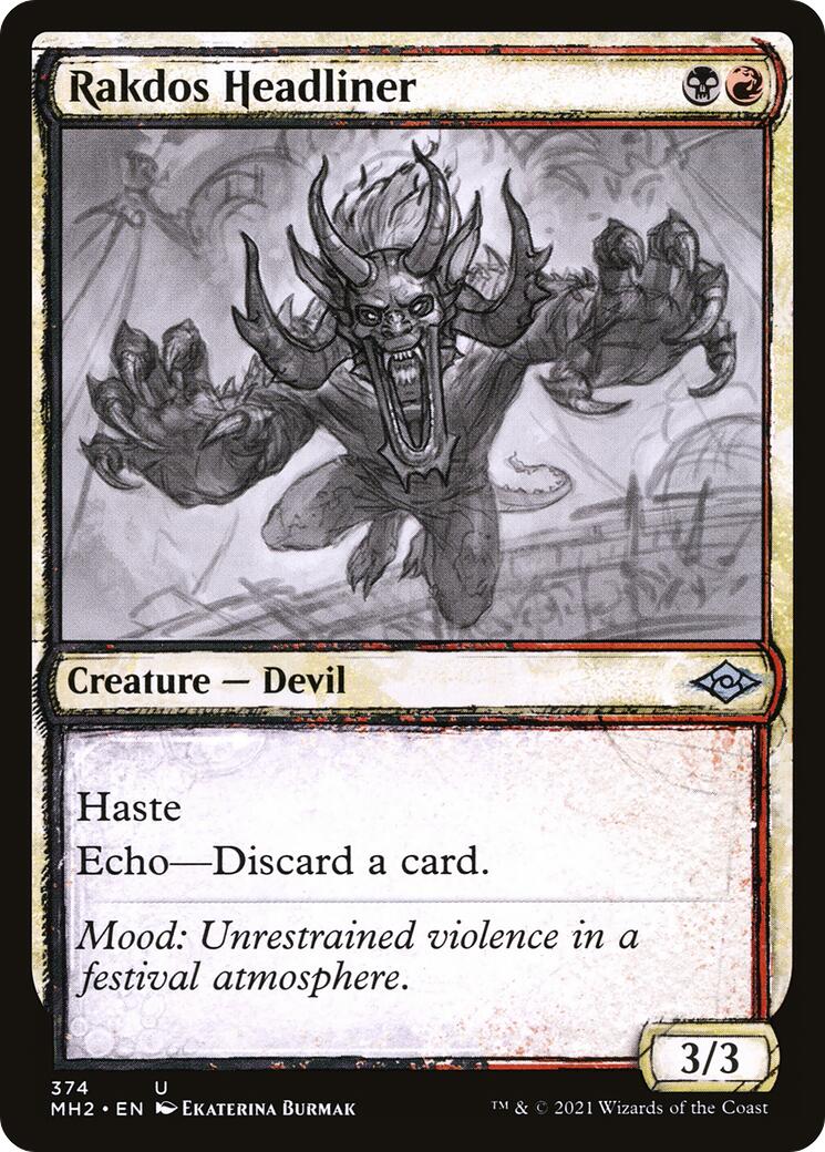 Rakdos Headliner (Showcase) [MH2 - 374]