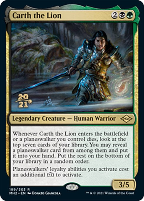 Carth the Lion [PRE - 189]