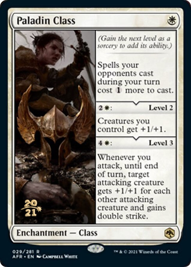 Paladin Class [PRE - 29]