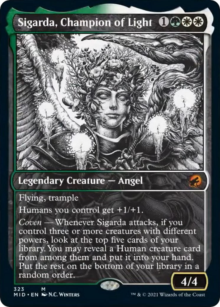 Sigarda, Champion of Light (Showcase) [MID - 323]