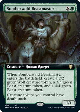 Somberwald Beastmaster (Extended Art) [MIC - 68]