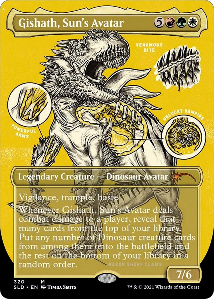 Gishath, Sun's Avatar (Foil Etched) [SLD - 320]
