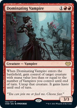 Dominating Vampire [VOW - 154]